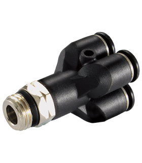 INSTANT FITTING DOUBLE TUBE THREAD UNION AND