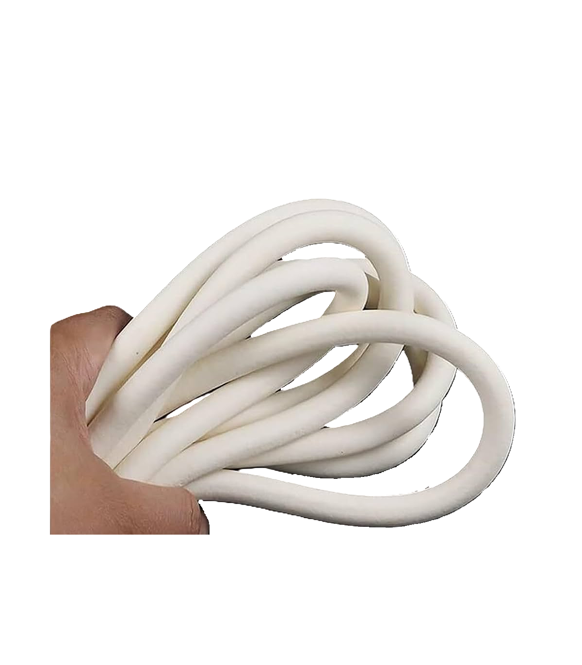 Bande D'étanchéité En Mousse Silicone 3,5 Mm X 2,5 M - Blanc, Pour Joints Et Calfeutrage