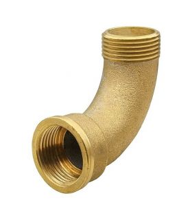90º BRASS MALE-FEMALE BEND