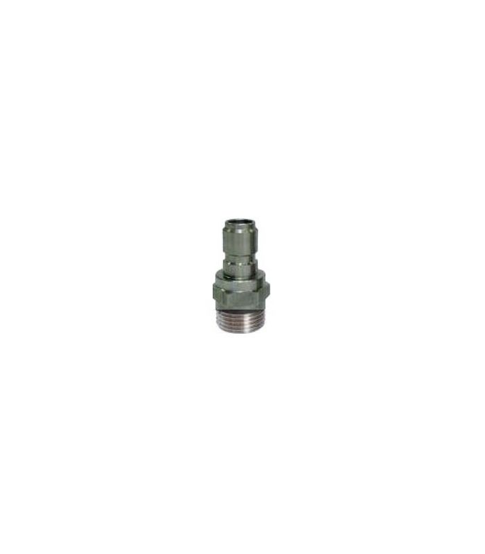 ADAPTADOR MACHO ENCHUFE INOX ALTA PRESION CRHL