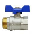 MESSINGFLÜGELVENTIL PN-25 MÄNNLICH-WEIBLICH