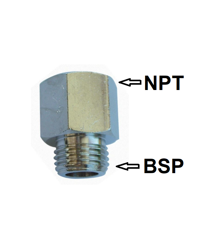 ADAPTADOR FÊMEA BSP MACHO NPT 82242
