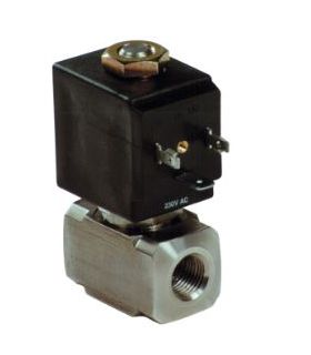 ELETTROVALVOLA CHIUSA 2/2 N. 1/4" IN ACCIAIO INOX CONTROLLO DIRETTO