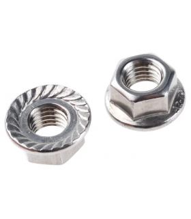 TUERCA HEXAGONAL CON REBORDE