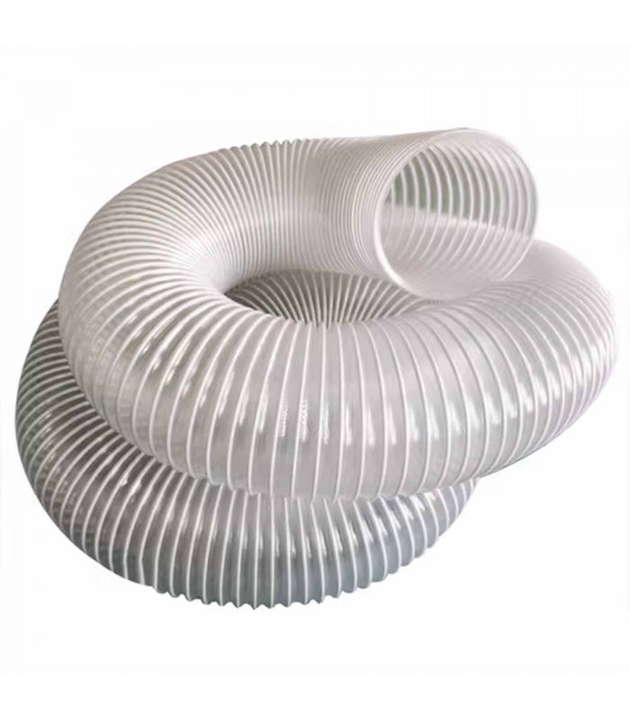 TUYAU EN POLYURÉTHANE AVEC SPIRALE EN PVC