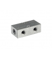Corredor de alumínio bilateral (duplo)