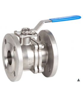 Kugelhahn aus Edelstahl mit DIN ISO-5211 Flansch