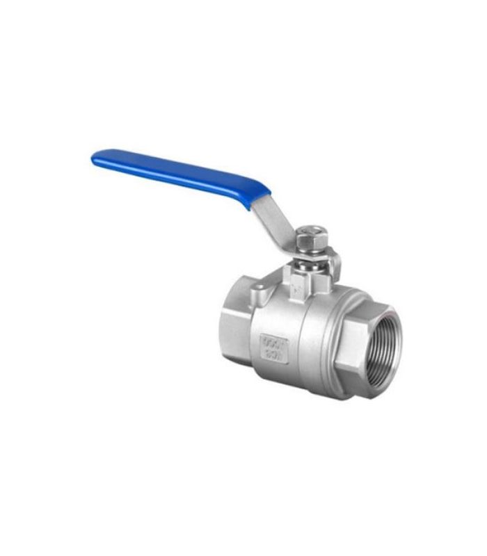VALVOLA A SFERA FEMMINA NPT PN-63 IN ACCIAIO INOX