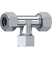 Raccordo a T in acciaio inox DIN-2353
