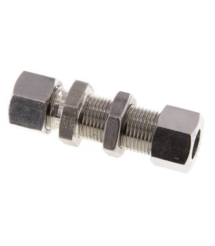 UNIÓN TUBO PASAMUROS L INOX DIN-2353