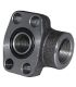 Flange roscada reta SAE 90° para junta