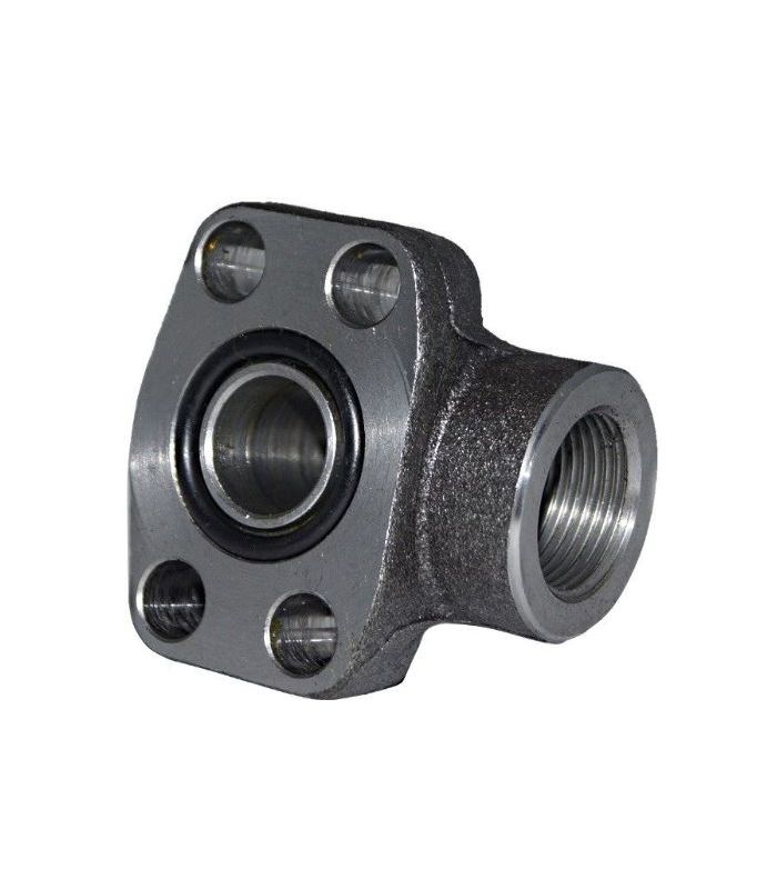 Flange roscada reta SAE 90° para junta
