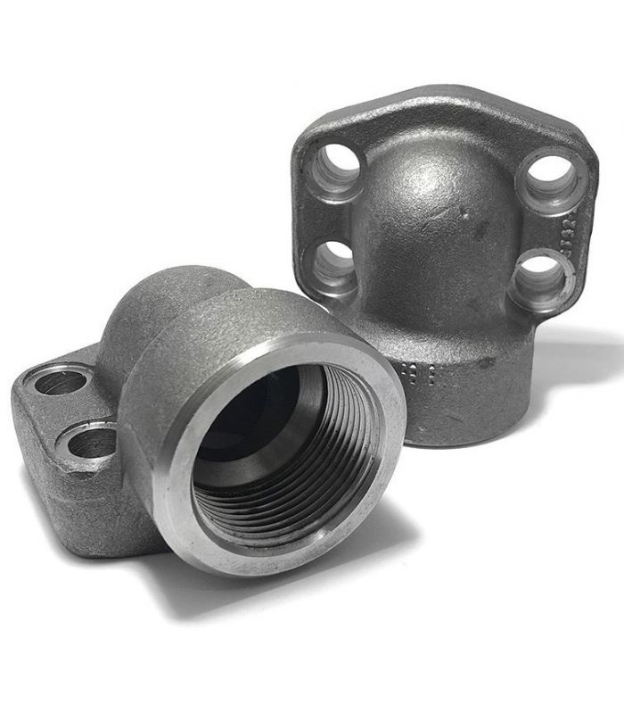 Flange roscada reta SAE 90° para junta