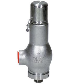 VALVULA SEGURIDAD INOX TARADA 5 BAR
