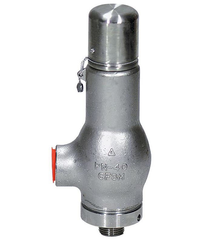 VALVULA SEGURIDAD INOX TARADA 5 BAR
