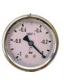 Vakuummeter Ø63 Zentralgewinde 1/4" mit Glycerin