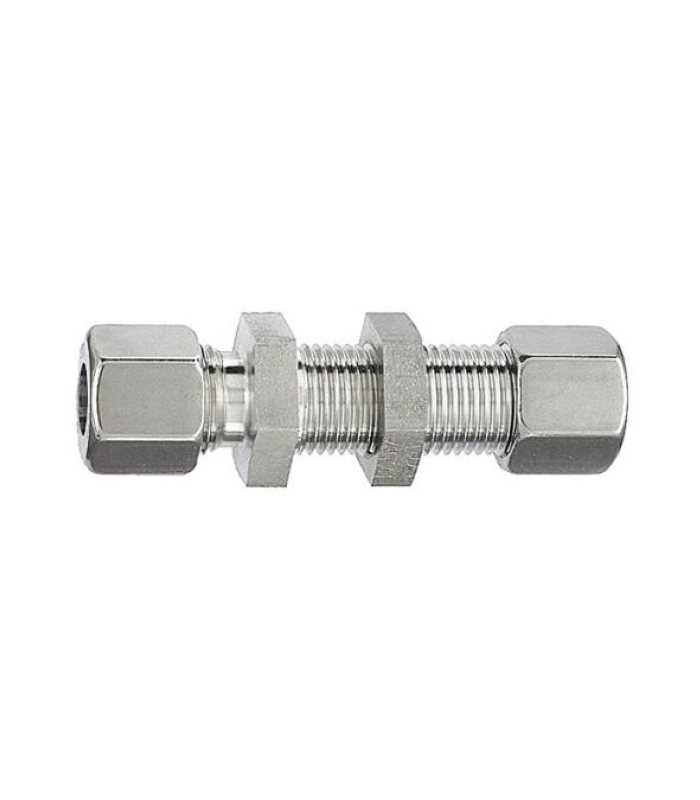 UNIÓN RECTA UNIVERSAL PASAMUROS TUBO INOX
