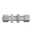UNIÓN RECTA UNIVERSAL PASAMUROS TUBO INOX