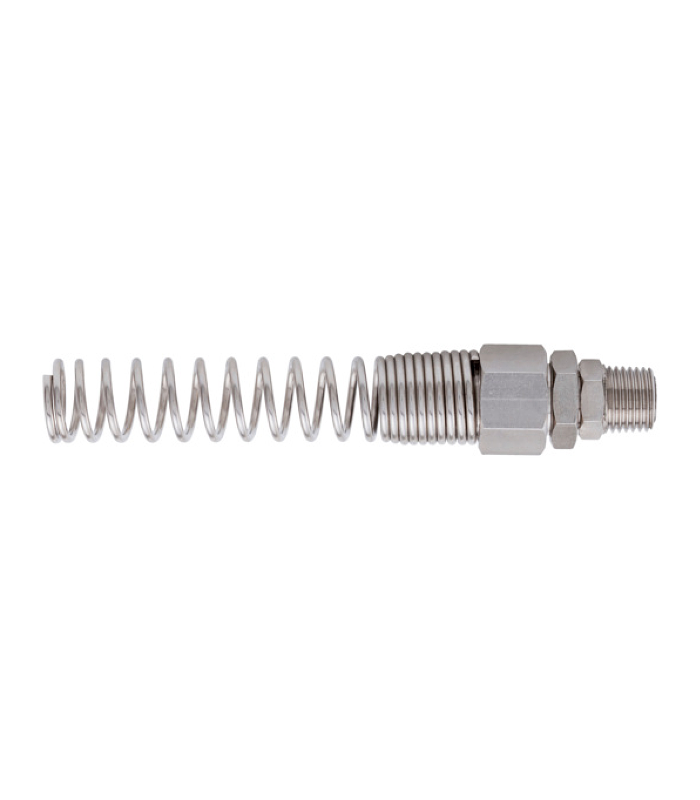 RACOR TUBO PA MACHO FIJO CON MUELLE 1/4"