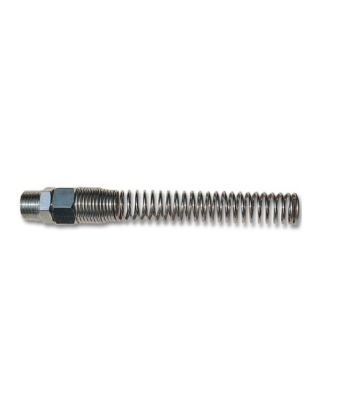 Conexão de tubo macho fixa com mola 1/4"