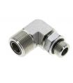 90° MALE ELBOW ORFS MALE BSPP SWIVEL
