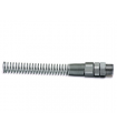 Raccordo maschio girevole da 1/4" con molla