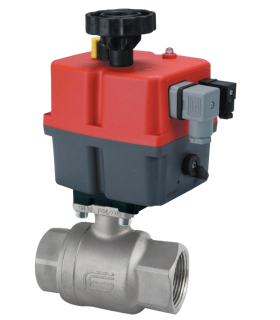 2-TEILIGES EDELSTAHL-KUGELHALBEN MIT ELEKTRISCHER MEHRSPANNUNGS-STELLANTRIEB | Online kaufen