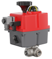 3-WAY BALL VALVE TYPE L STAINLESS STEEL WITH MULTI-VOLTAGE ELECTRIC ACTUATOR | Buy online