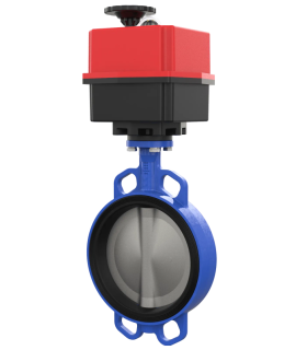 Valvola a sfera in acciaio inox a 2 pezzi con attuatore elettrico multivoltaggio | Acquista online