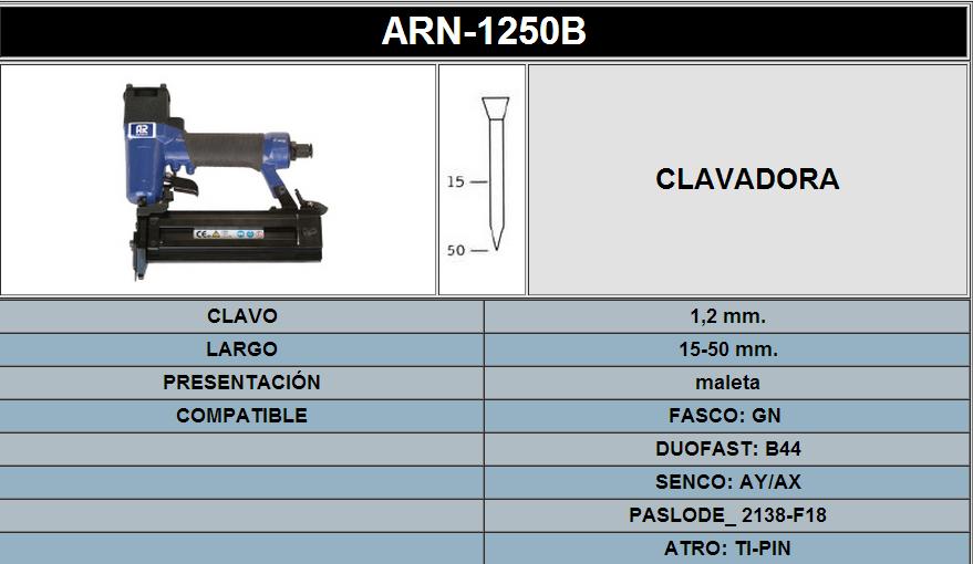 CLAVADORA 1.2 mm 1250B CLAVADORA 1.2 mm 1250B