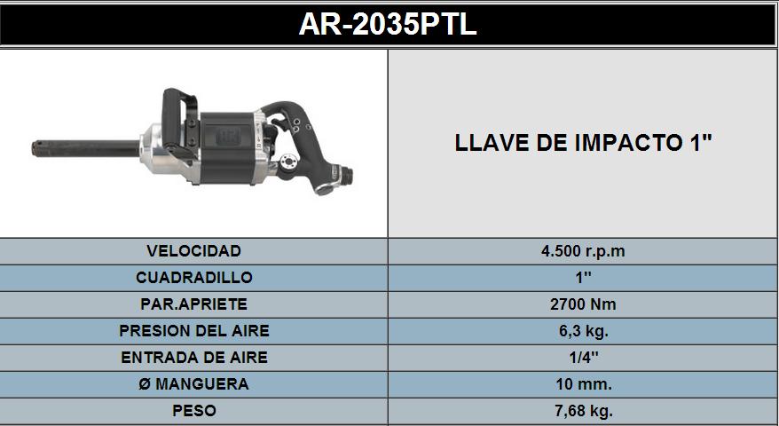 LLAVE DE IMPACTO 1 2035PTL LLAVE DE IMPACTO 1 2035PTL