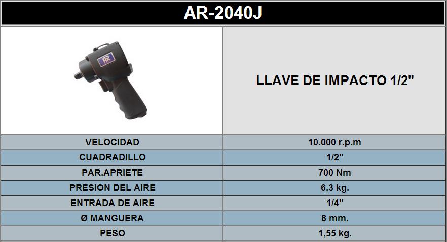 LLAVE DE IMPACTO 12 2040J
