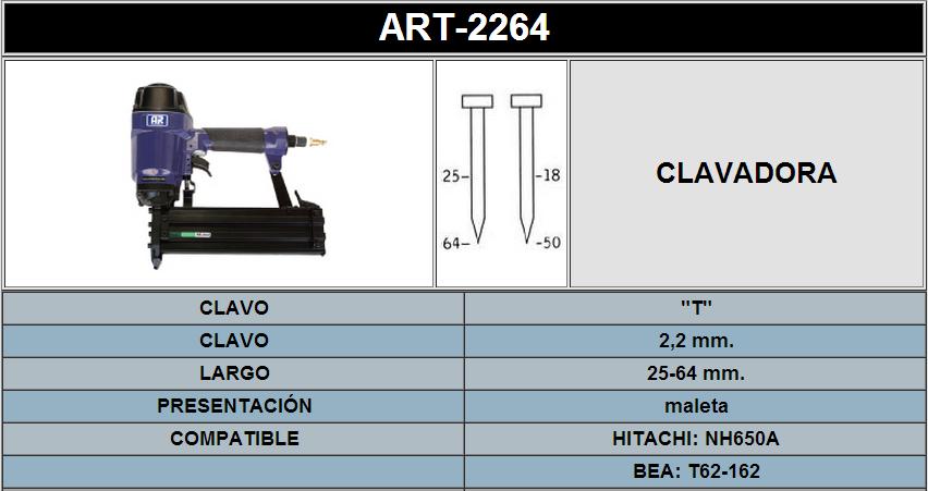 CLAVADORA 2.23 mm T 2264 CLAVADORA 2.23 mm T 2264