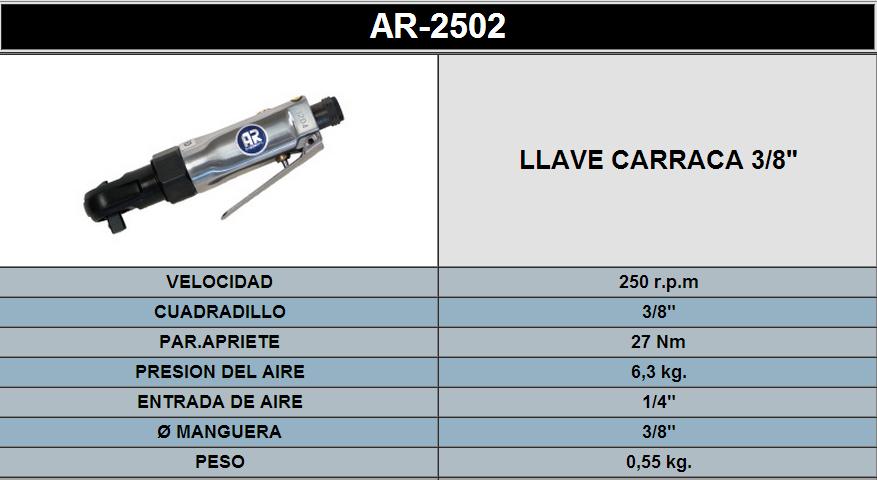 LLAVE DE CARRACA 38 2502