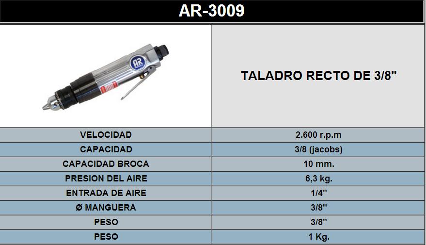 TALADRO RECTO 3009