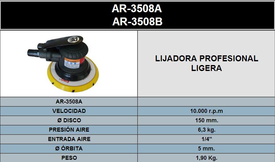 LIJADORA ROTO-ORBITAL ADHESIVO 3508 LIJADORA ROTO-ORBITAL ADHESIVO 3508