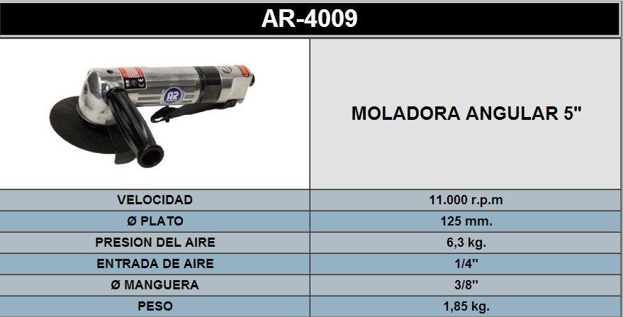 AMOLADORA ANGULAR 5 4009 AMOLADORA ANGULAR 5 4009