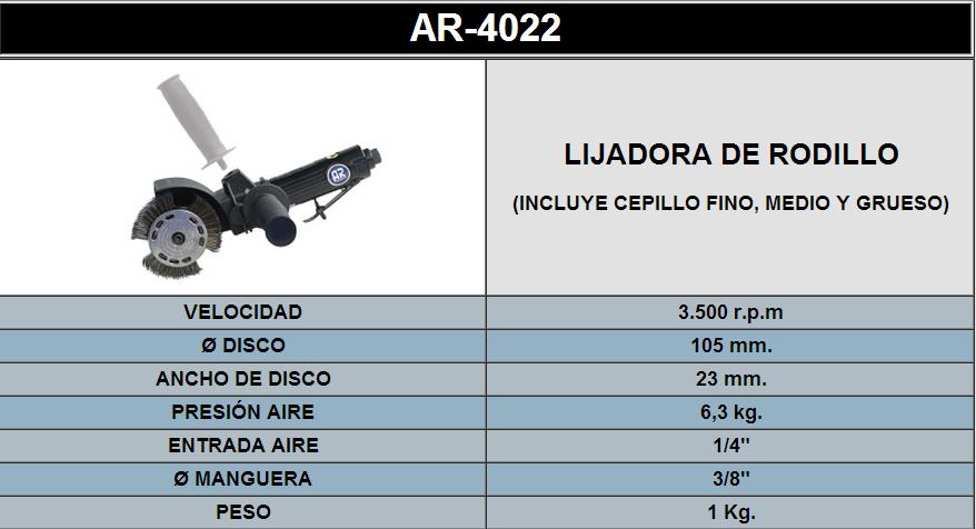 LEVIGATRICE A RULLO 105 4022 LIJADORA DE RODILLO 105 4022