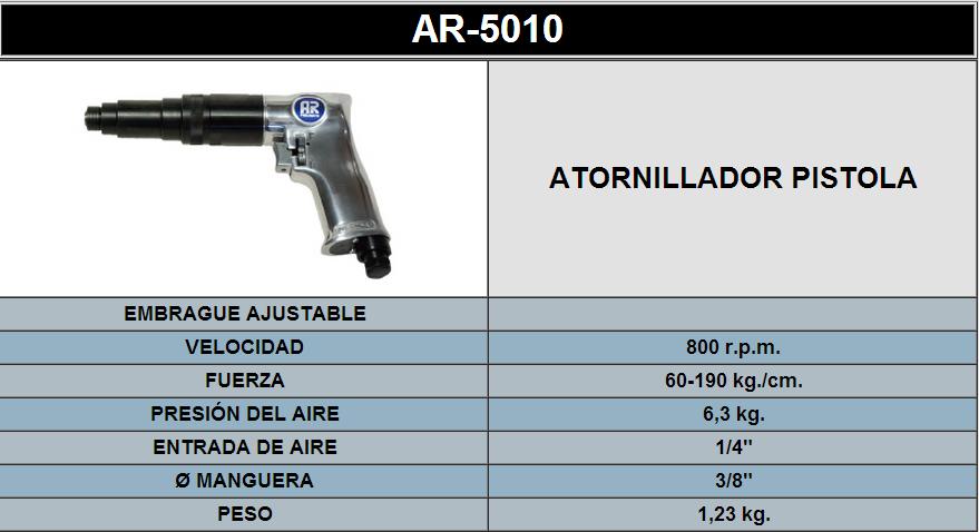 ATORNILLADORA 5010 5.1-16 Nm ATORNILLADORA 5010 5.1-16 Nm