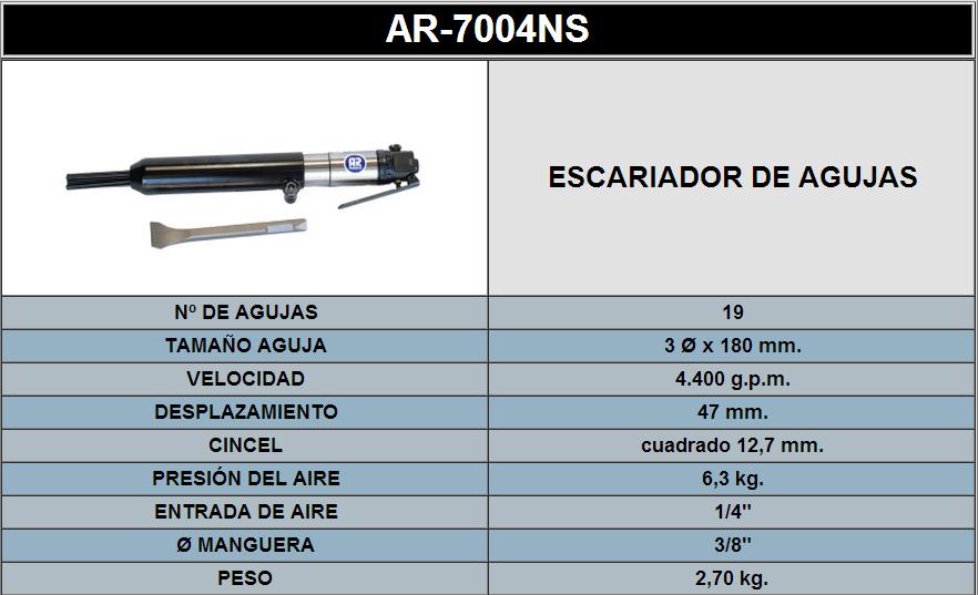 ESCAIRADOR DE AGUJAS 7004NS ESCAIRADOR DE AGUJAS 7004NS
