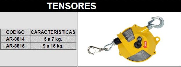 TENSOR 9-15 Kg 8815 TENSOR 9-15 Kg 8815