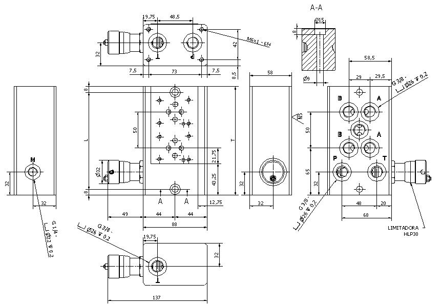 BLOQUE NG-6 EV. VENTING Y LIMITADORA BLOQUE NG-6 EV. VENTING Y LIMITADORA