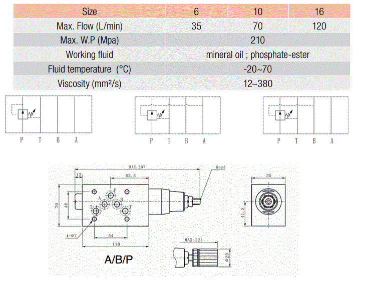 RÉDUCTEUR DE PRESSION MODULAIRE NG-10 REDUCTORA DE PRESION MODULAR NG-10