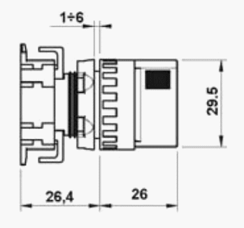 SELECTOR LEVA ENCLAVABLE 2 POSICIONES SELECTOR LEVA ENCLAVABLE 2 POSICIONES