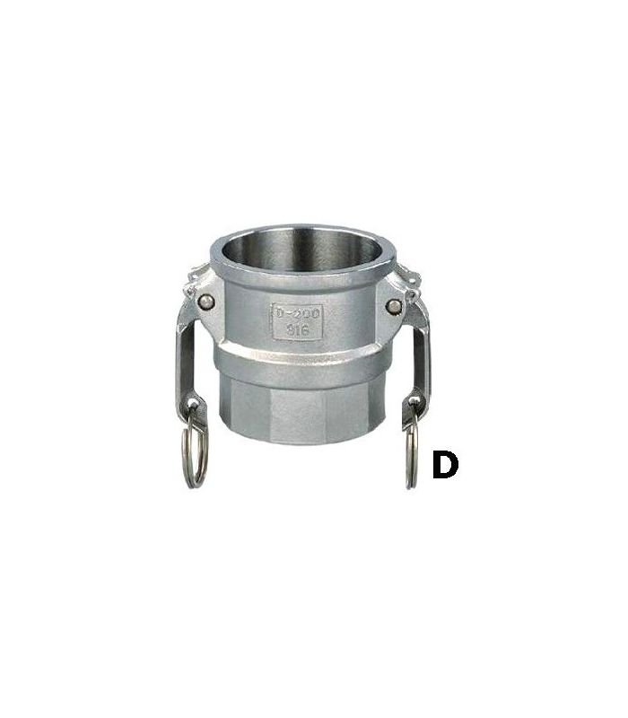 Camlock type D stainless steel